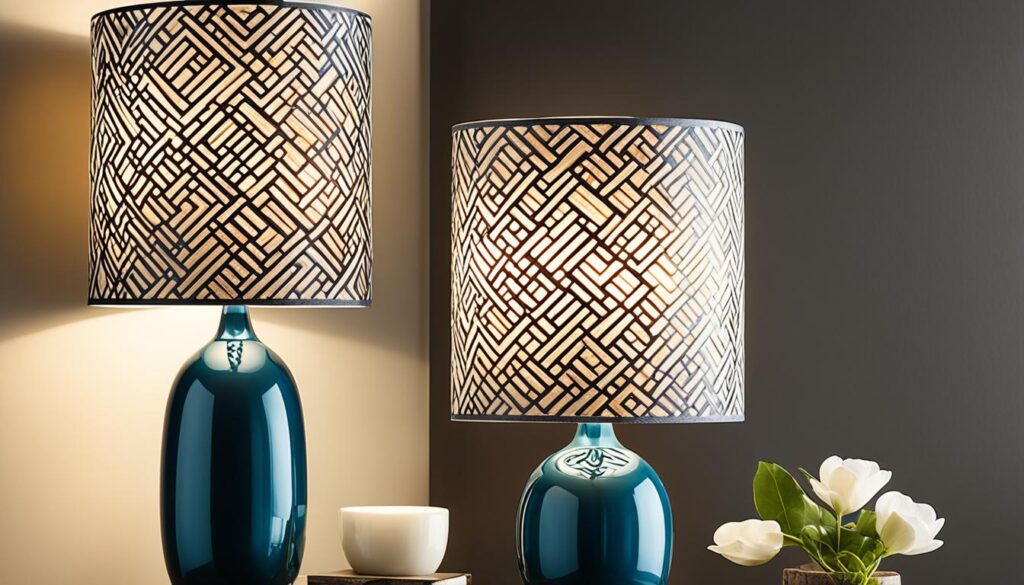 Artistic table lamp