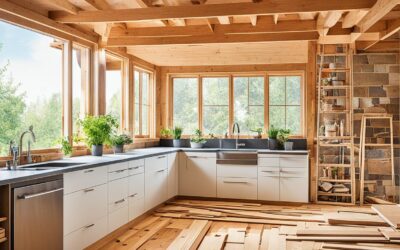 What are the key considerations when choosing eco-friendly materials for home renovations?