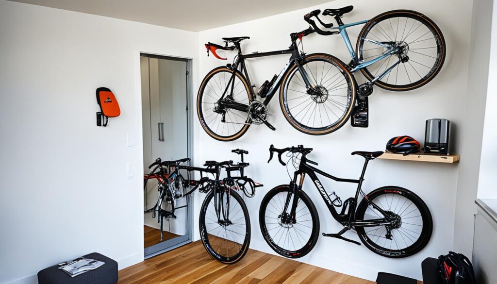 creative bike storage